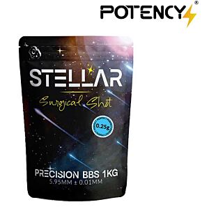 POTENCY STELLAR Surgical Shot 0.25g bbs bag (4000pcs)