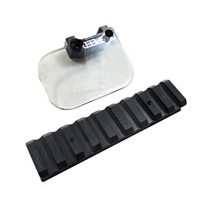 Speed airsoft bb shield copri ottiche con slitta