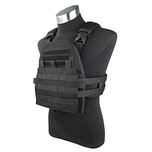 TMC giubbino tattico adaptive vest AVS Swimmer cut plate carrier (nero)