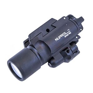 Nuprol set torcia/laser NX400 led pistol light