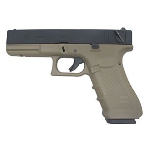 We g18 gen.4 railed frame full metal gas pistol (tan)