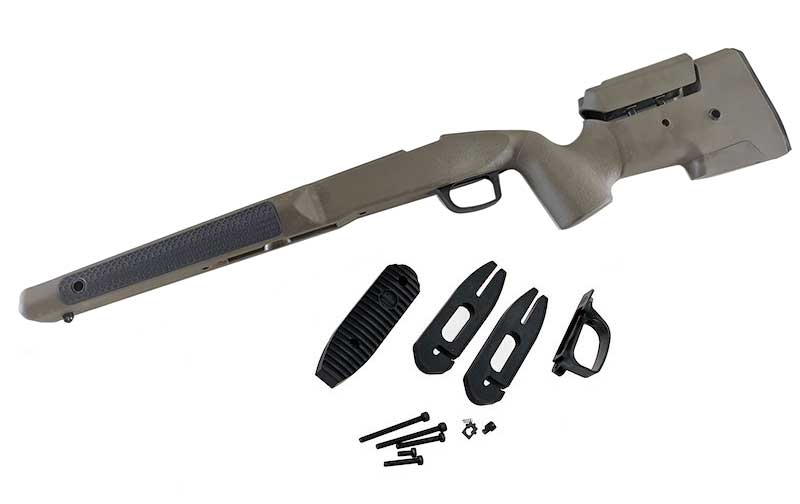 Maple Leaf MLC-S1 stock set for vsr10 sniper rifle (od)-airsoft