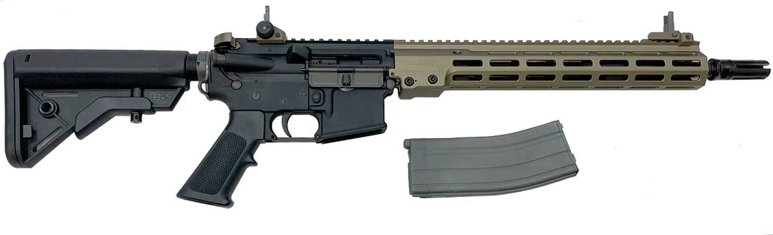 VFC fucile a gas M4 Mk16 Urg-I Carbine scarrellante (nero/tan)-armi softair  professionali