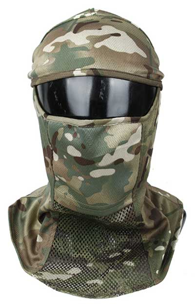 TMC passamontagna balaclava con protezione viso forata (multicam)-abbiglaimento  softair